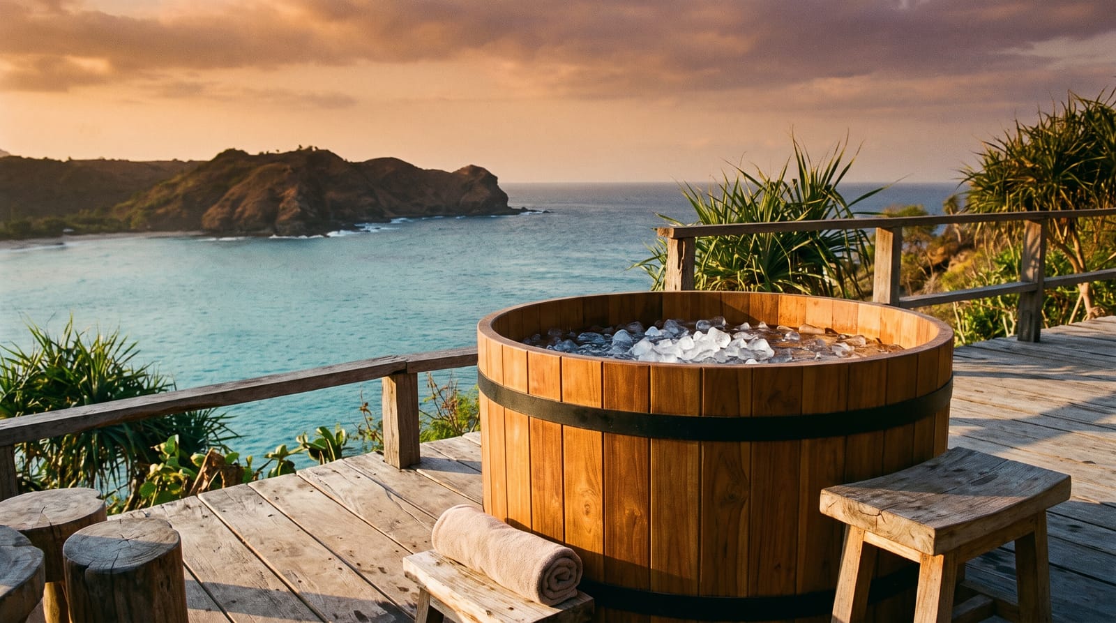Ice baths in Lombok: setups for villas, gyms and retreats